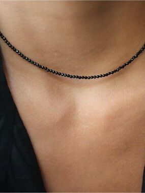 Black Spinel Necklace